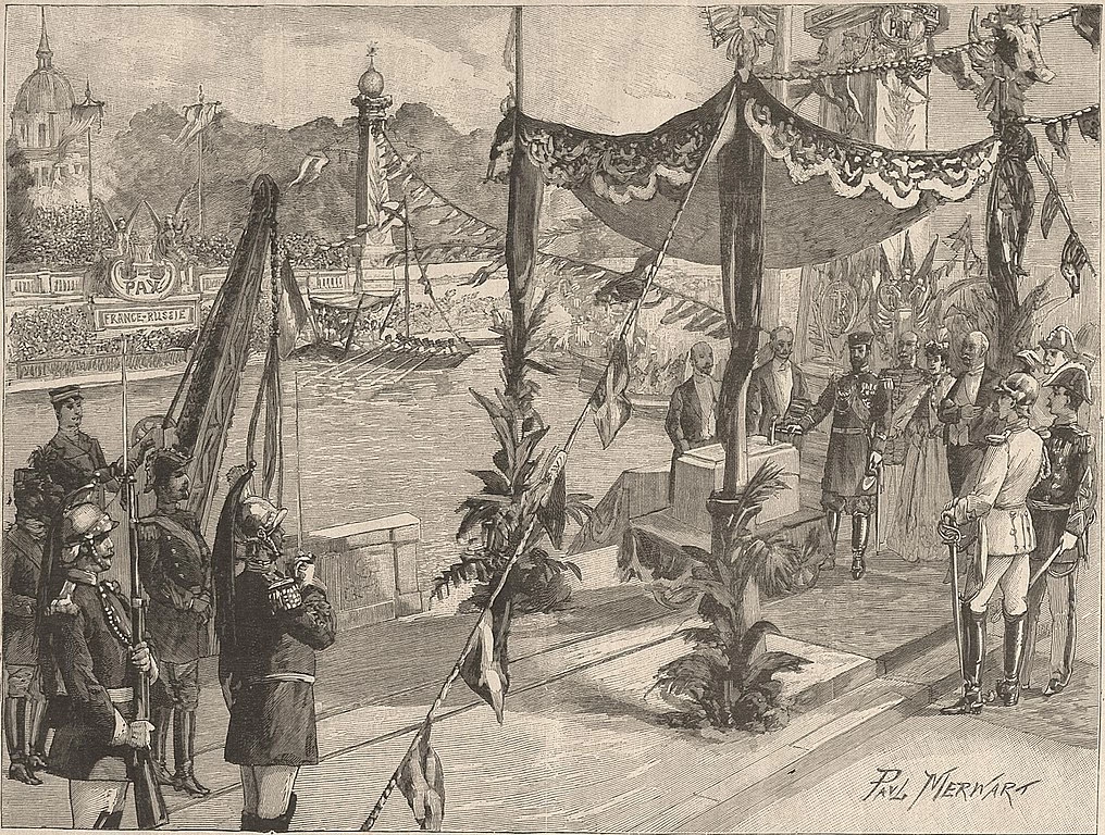 Posa della prima pietra del ponte Alessandro III
